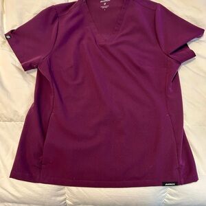 Jaanuu Rich violet  Scrub Set size large